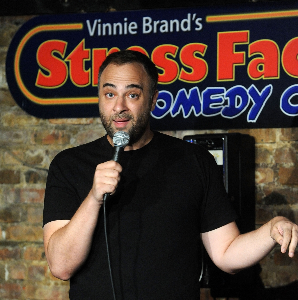 NEW BRUNSWICK NJ- JULY 23 Comedian Kurt Metzger performs at The Stress Factory Comedy Club