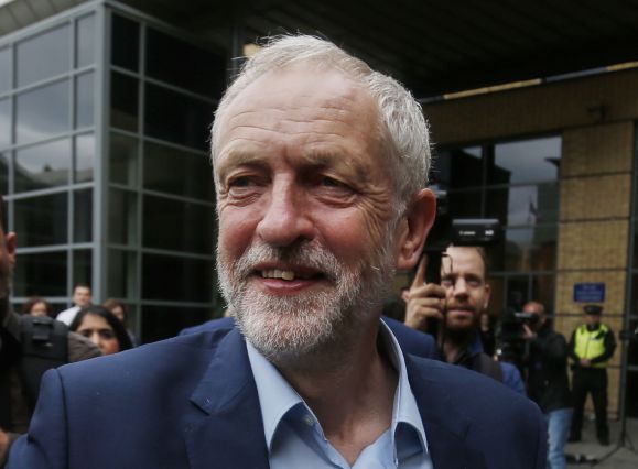 Labour leader Jeremy Corbyn is addressing a rally in Milton Keynes