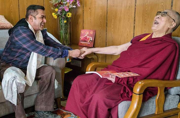 India Tv- Salman Khan meets Dalai Lama