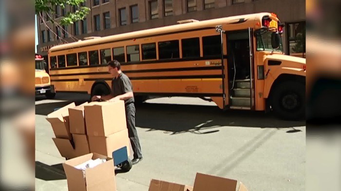 Last year'Stuff the Bus gathered more than 11,000 items for students in Cascade County