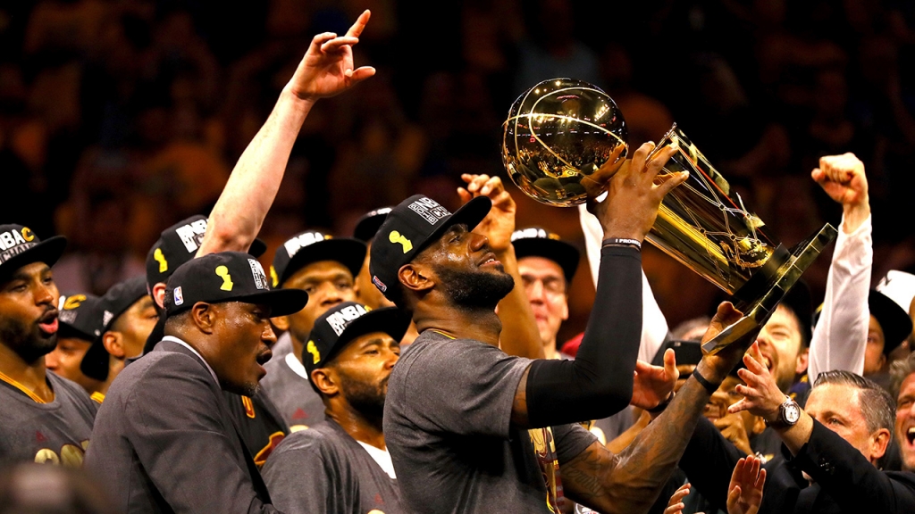 LeBron James brought Cleveland its first title in 52 years when he led the Cavaliers over the Warriors in the NBA Finals