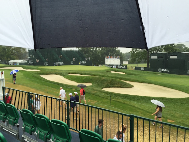 Mercedes-Benz at the 2016 PGA Championship Rain Ravaged Moving Day