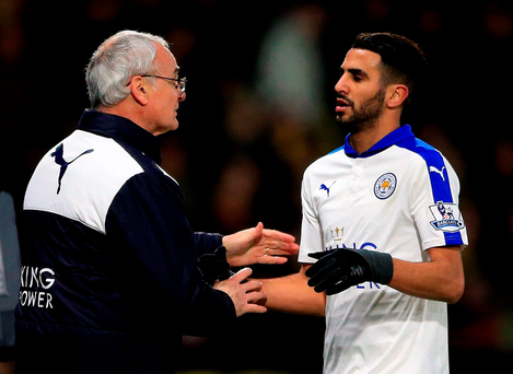 Leicester City manager Claudio Ranieri has said that Riyad Mahrez