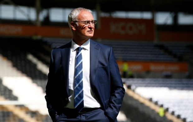 Leicester City manager Claudio Ranieri before the English Premier League match against Hull City at the Kingston Communications Stadium