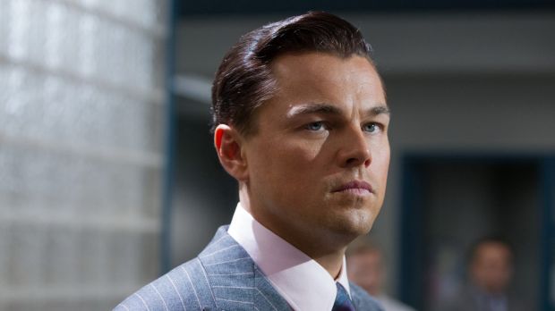 Leonardo Di Caprio in The Wolf of Wall Street