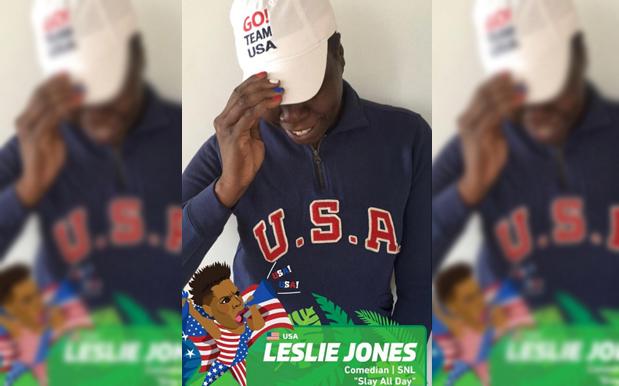 Leslie Jones Is All of Us Watching the Olympics