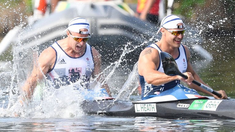 Liam Heath and Jon Schofield upgraded from bronze to silver