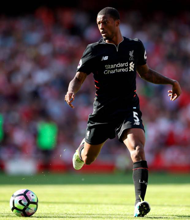 Liverpool's new signing Georginio Wijnaldum is aiming to catch the eye again today after last week’s impressive display at Arsenal