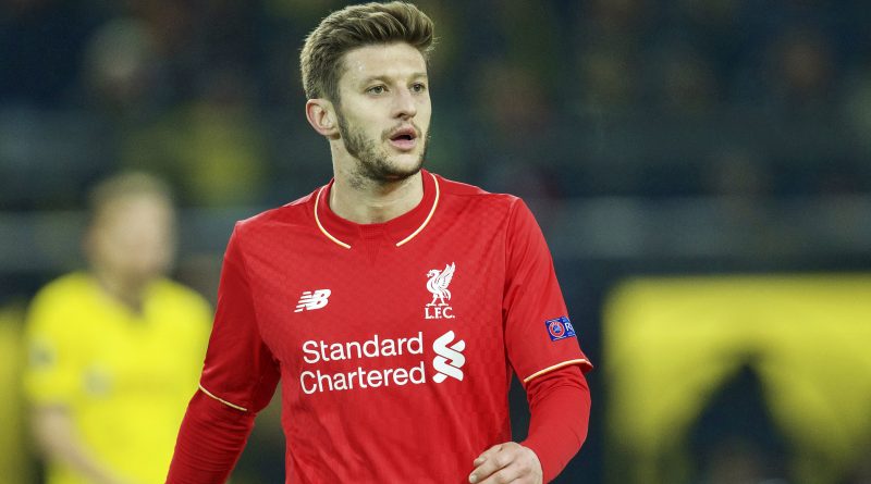 Adam Lallana of Liverpool FC during the UEFA Europa League quarter-final match between Borussia Dortmund and Liverpool