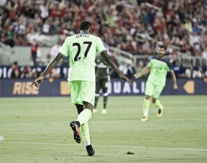 Liverpool 2-0 AC Milan Origi and Firmino net as Reds ease to comfortable win in California