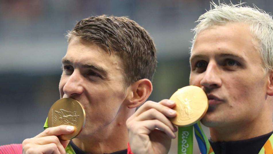 Ryan Lochte and Michael Phelps