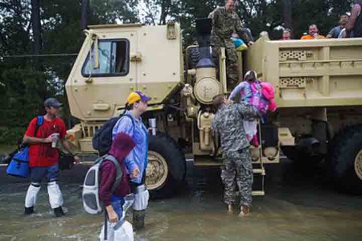 Floods in Louisiana 'unprecedented'