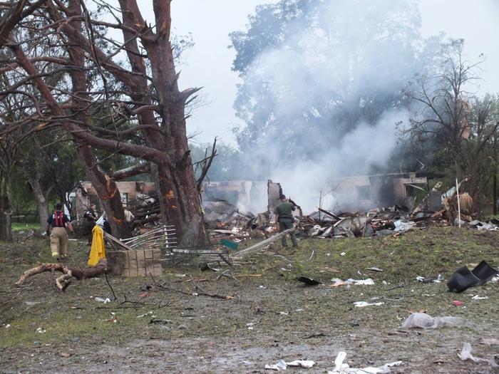 Lucila Robles Texas home was leveled by the blast