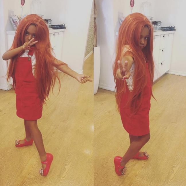 Madison as Ginger Spice Instagram