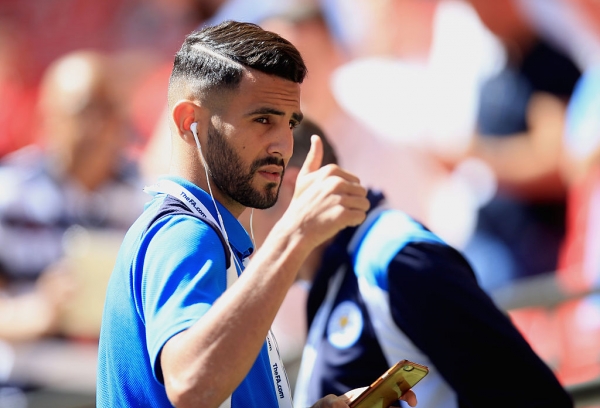 Leicester City winger Riyad Mahrez