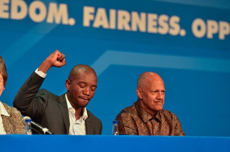 Mmusi Maimane and Wilmot James