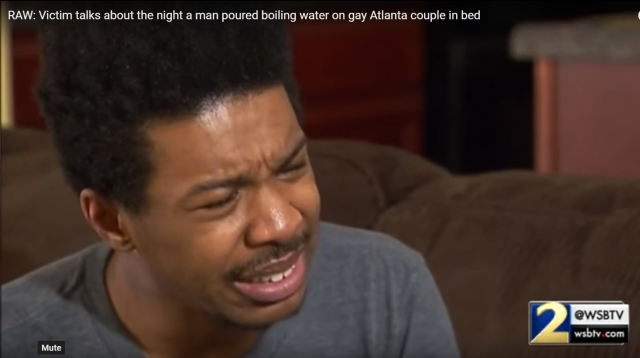 Victim talks about the night a man poured boiling water on gay Atlanta couple in bed