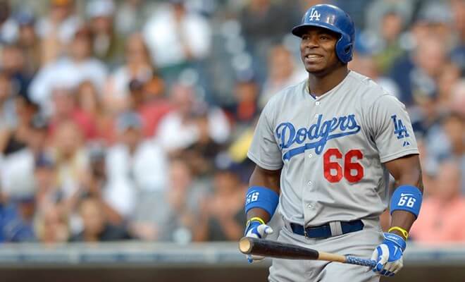 Dodgers Leave Yasiel Puig In Los Angeles As Team Flies To Colorado