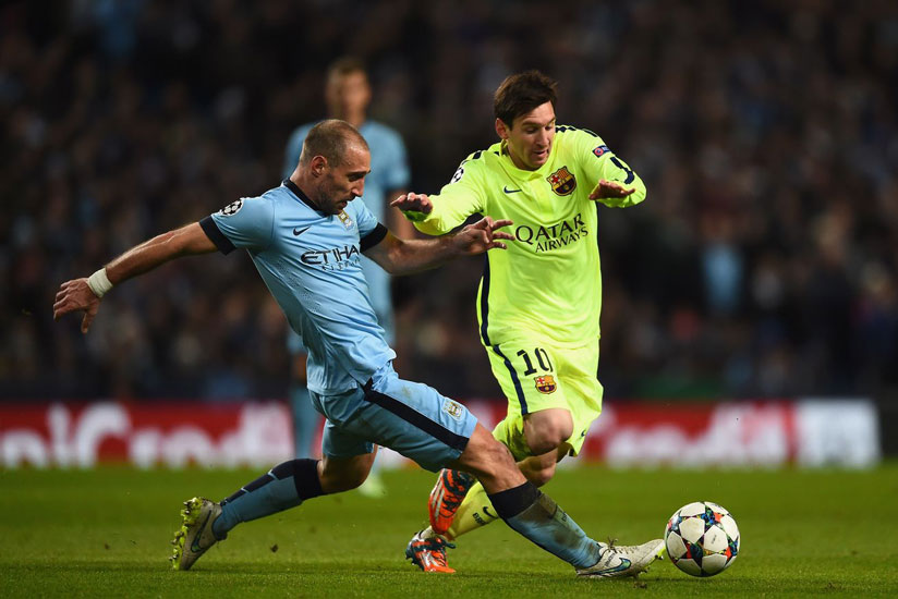 Manchester City were drawn against Barcelona on Thursday in one of the toughest of the eight groups.  Net