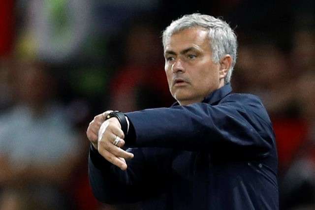 Football Soccer Britain- Manchester United v Southampton- Premier League- Old Trafford- 19/8/16 Manchester United manager Jose Mourinho gestures during the match Reuters  Darren Staples Livepic