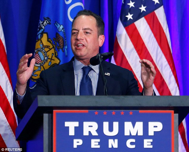 Republican National Committee chairman Reince Priebus told reporters on a conference call Tuesday that the presidential race is narrowing and Donald Trump will be tied with Hillary Clinton or beating her by Labor Day