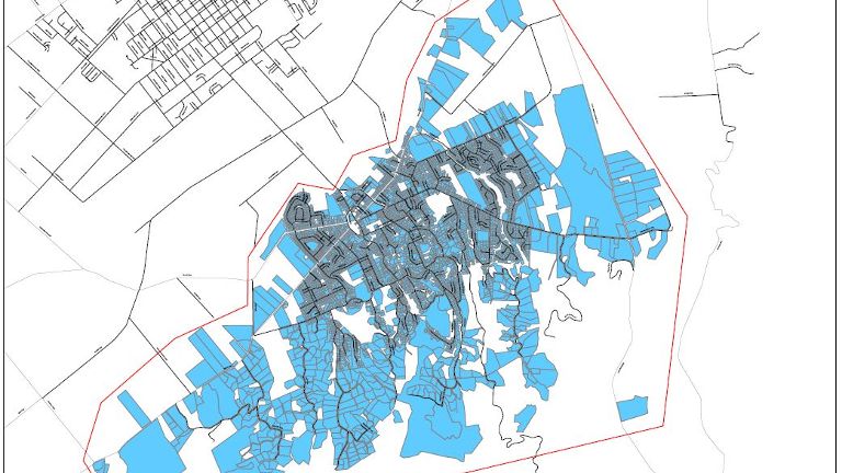 Map of the area of Havelock North that is supplied water by Hastings District Council.
   
 

  Enlarge  Caption