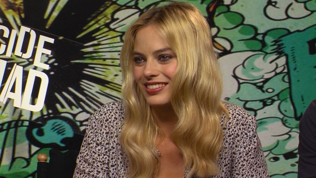 Margot Robbie talks to reporter Kim Holcomb about her role in Suicide Squad