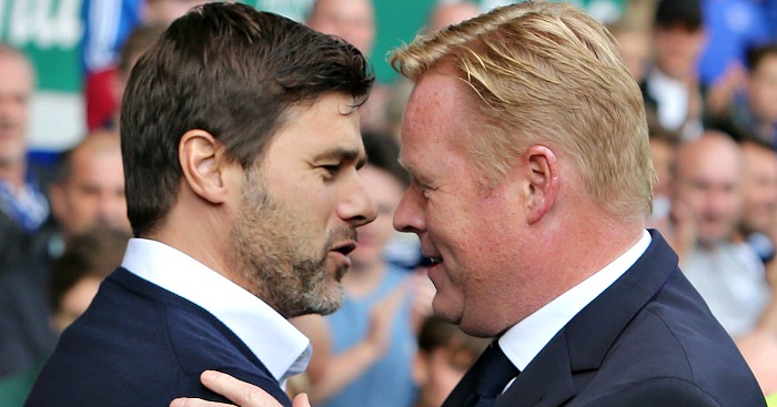 Mauricio Pochettino & Ronald Koeman Sides settled for a draw