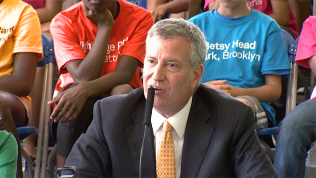 Mayor Bill de Blasio