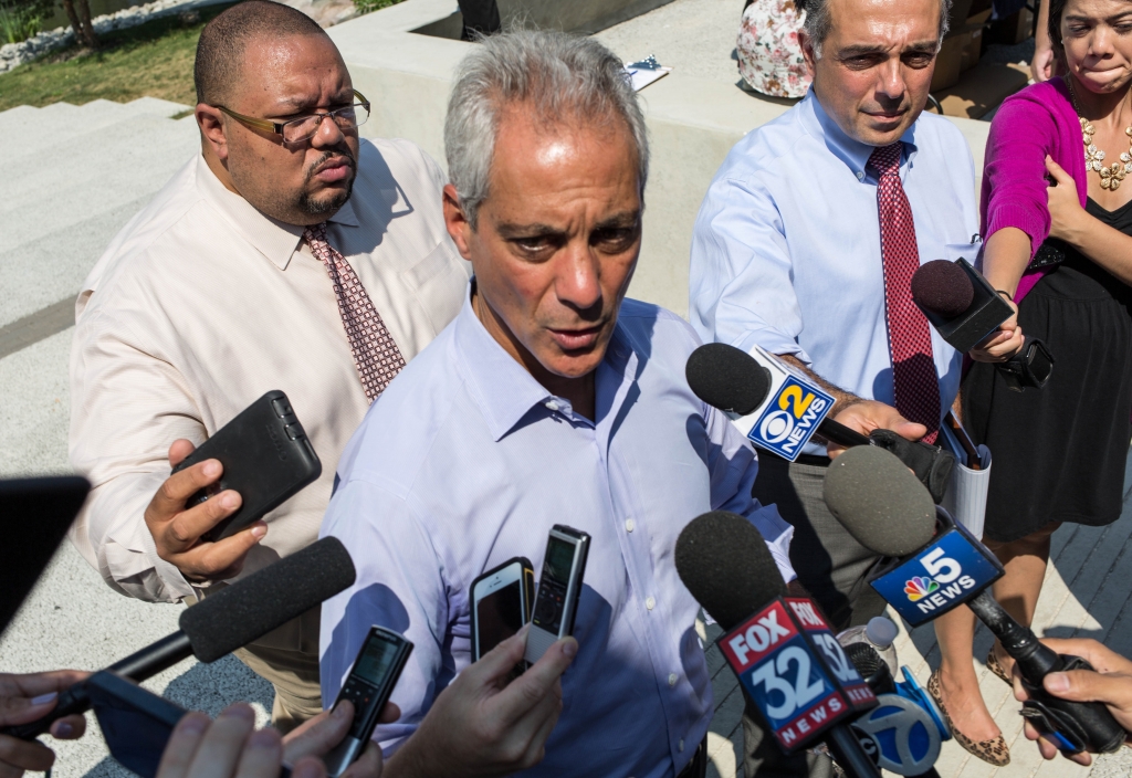 Mayor Rahm Emanuel said City Hall needs to stay out of CPD personnel decisions. | Lou Foglia  Sun-Times