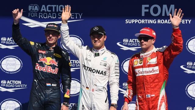 Mercedes driver Nico Rosberg has clinched pole position for the Belgian Grand Prix