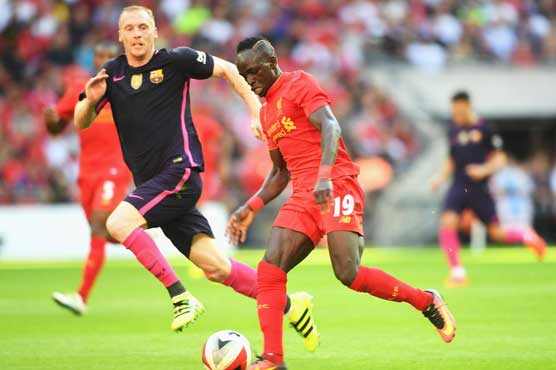 Messi Suarez could not score as new signing Sadio Mane showed great performance