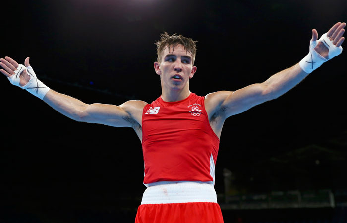 Michael Conlan of Ireland reacts after his men's bantamweight bout against Russia's Vladimir Nikitin in Rio Tuesday. — Reuters