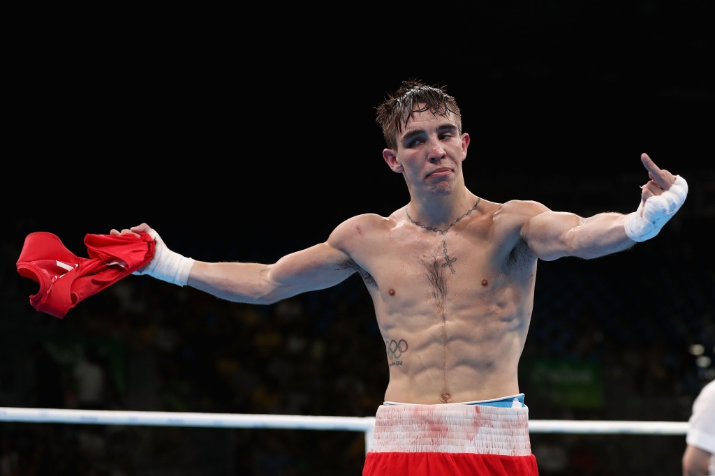 Michael Conlan reacts to the judges decision on Tuesday