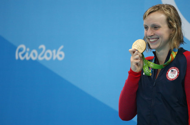 Michael Dalder  Reuters
Katie Ledecky star swimmer and gold prospector