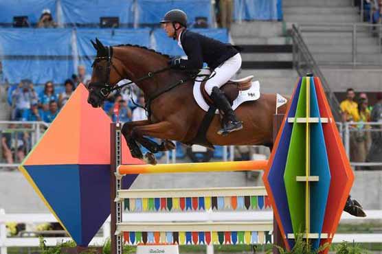 Michael Jung successfully defended his Olympic individual equestrian title on Tuesday