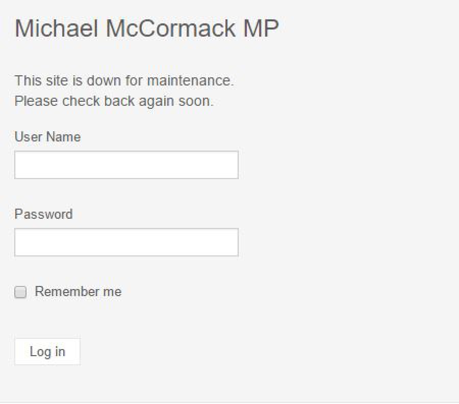 Michael Mc Cormack                    Minister Michael McCormack's official website on Wednesday night