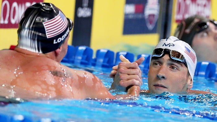 Michael Phelps Ryan Lochte swim in their last olympics Rio        
      Credit Tom Pennington  Getty