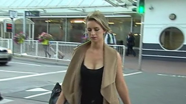 Michaella Mc Collum arrived into Dublin airport tonight on a flight from London having left South America on Friday night