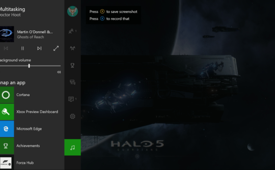 Xbox One background music