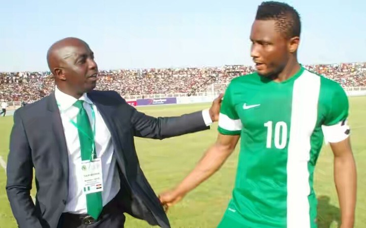 Samson Siasia and Mikel Obi