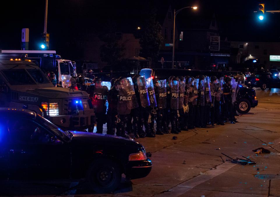 One person shot in Milwaukee protest but no repeat of riots