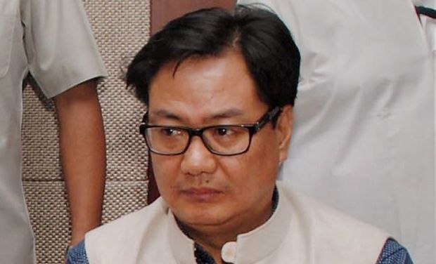 Minister of State for Home Affairs Kiren Rijiju. Image Source PTI