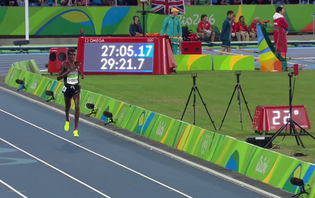 Mo Ahmed finishes a disappointing 10,000m in Rio