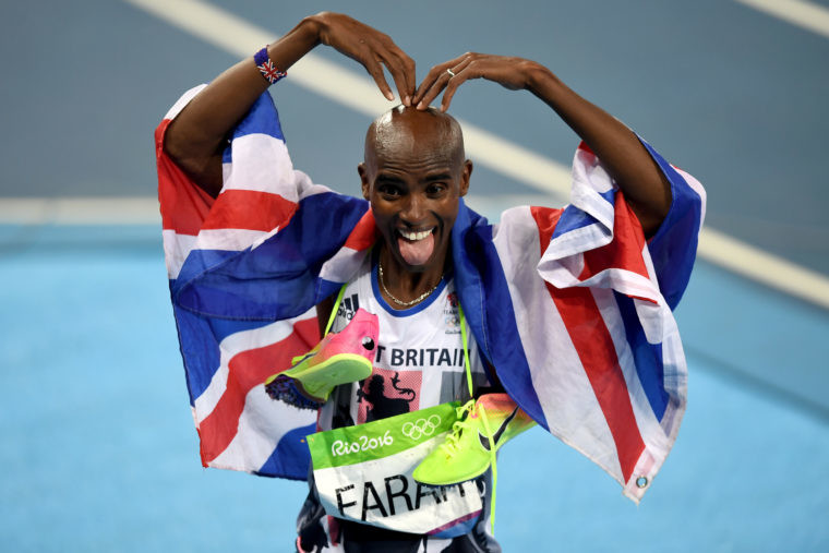 Mo Farah was ecstatic after winning gold in the Men's 5000m Final on Day 15 of the Rio 2016 Olympic Games