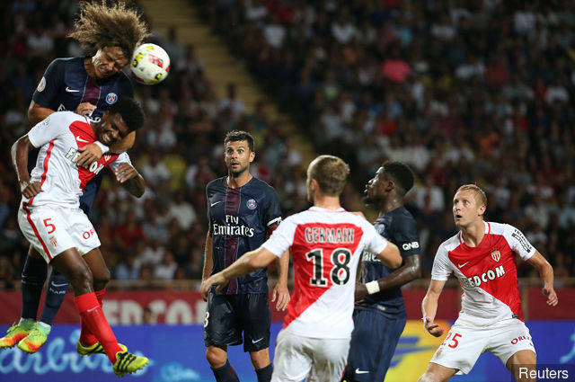 Monaco v Paris St Germain- French Ligue 1- Louis II stadium