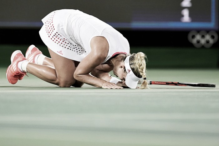 Rio 2016 Angelique Kerber topples Madison Keys roars into gold medal match