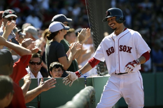 Mookie Betts had a historic day at the plate