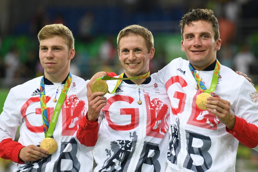 Callum Skinner Philip Hindes and Jason Kenny