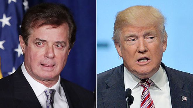 Mr. Trump calls Mr. Manafort a'true professional